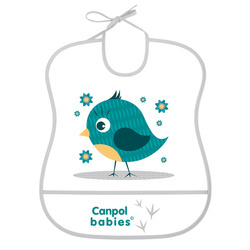 Canpol Babies Cute Animals Śliniak Plastikowy 2/919 Szary