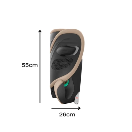 [OUTLET] Cybex Solution G2 i-Fix Fotelik Samochodowy 15-50 kg Almond Beige Plus