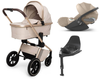 Muuvo Quick Boho Wózek Głęboko-Spacerowy + Cybex Cloud T i-Size Fotelik Samochodowy + Baza T