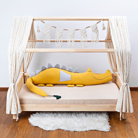 SenLove Smokozaur Poduszka Przytulanka Bawełniana Zółta