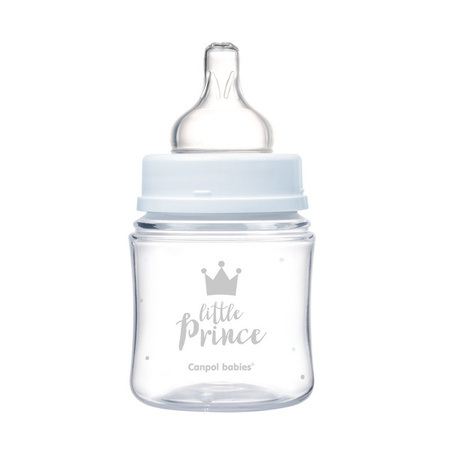 Canpol Babies PP Easy Start Royal Baby Butelka Szeroka Antykolkowa 120ml 35/233 Niebieski