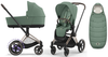 Cybex e-Priam 4.0 Wózek Głęboko-Spacerowy Leaf Green + Cybex Platinum Śpiworek