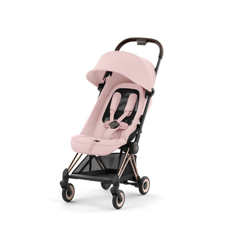 Cybex Coya Wózek Spacerowy Rama Rosegold Peach Pink