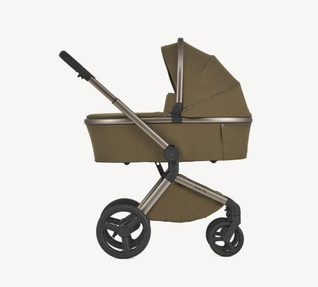 Anex Flo Wózek Głęboko-Spacerowy Astra + Cybex Aton B2 i-Size Fotelik Samochodowy 0-13kg + Baza One Volcano Black	