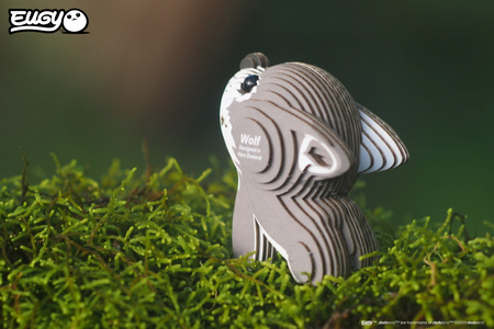 Eugy Eko 3D Układanka Wilk