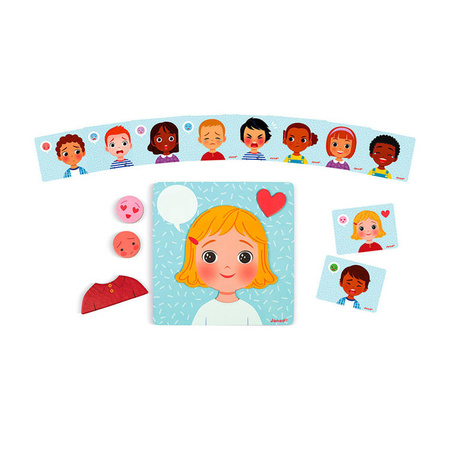 Janod Magnetyczna układanka Emocje