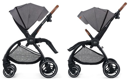 Kinderkraft Evolution Wózek Spacerowy + Cocoon  Platinum Grey