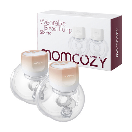 Momcozy Laktator Podwójny S12 Pro Różowo-Pomarańczowy