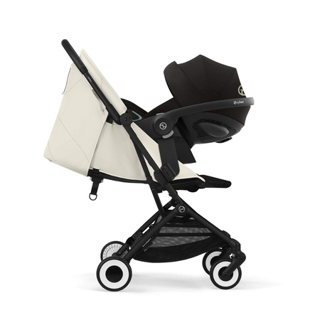Cybex Orfeo Wózek Spacerowy Rama Black Canvas White 2025