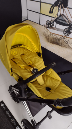 [OUTLET] Cybex Priam 4.0 Mustard Yellow - stelaż Chrome Black