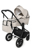 Muuvo Quick 4.0 Wózek Głęboko-Spacerowy Classic Black + Cybex Aton B2 i-Size Fotelik Samochodowy 0-13kg + Baza One Volcano Black