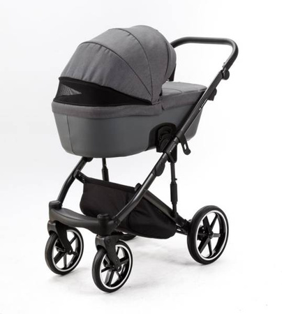 [OUTLET] Adamex Lumi Air Lux Wózek Głęboko-Spacerowy PS-108 Stelaż Ciemny Grafit