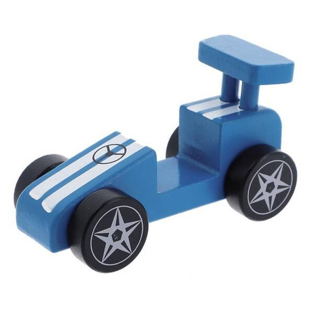 Trefl Zabawka Drewniana Racing Car Blue 