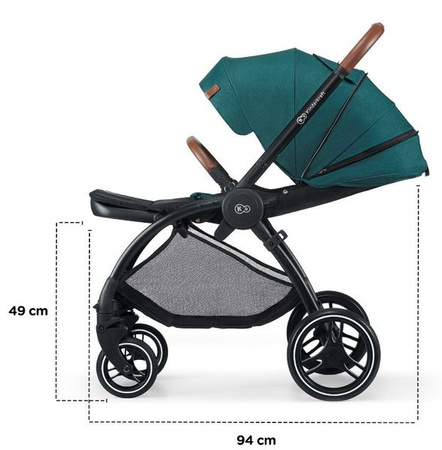 Kinderkraft Evolution Wózek Spacerowy + Cocoon  Platinum Grey