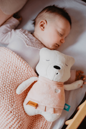 Szumisie Szumiący Miś Suzy Róż z Aplikacją i Czujnikiem Snu