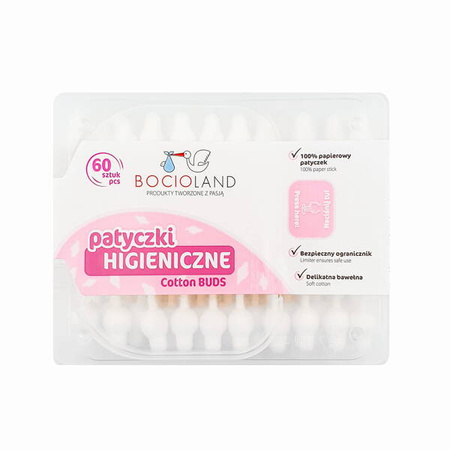 Bocioland Patyczki do Uszu 60 szt