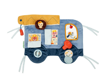 Lilliputiens Miękka tablica aktywizująca samochód Piesek Jules 3 m+