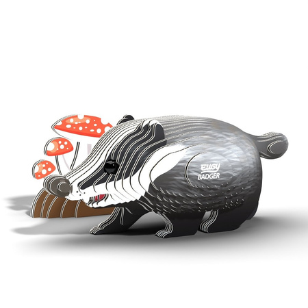 Eugy Eko 3D Układanka Borsuk