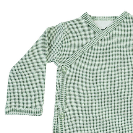 Lodger Body kopertowe niemowlęce długi rękaw bawełniane jasna zieleń Ciumbelle Peppermint r. 68