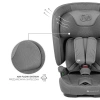 Kinderkraft FIX2GO Fotelik Samochodowy 9-36 kg Szary