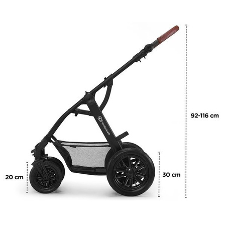 Kinderkraft XMOOV Wózek wielofunkcyjny 3w1 Black