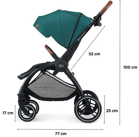 Kinderkraft Evolution Wózek Spacerowy + Cocoon mauvelous pink