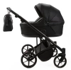 Adamex Leo Wózek Głęboko-Spacerowy Bliżniaczy TK-53 Czarny