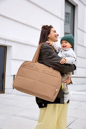 Lassig Green Label Torba dla mam z akcesoriami Everyday almond