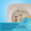 Canpol Babies Bonjour Paris Zestaw Naczyń 5 Elementów Beżowy 9/227_bei