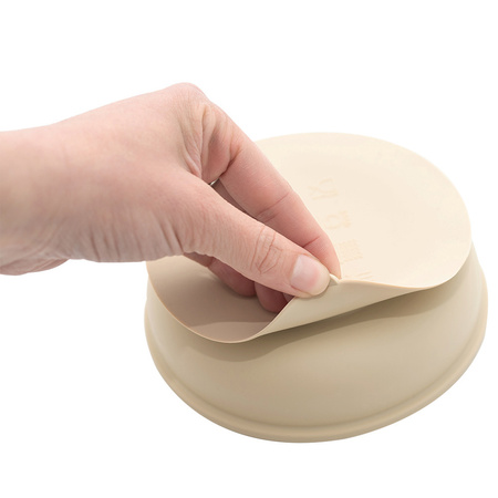 Olmitos Zestaw obiadowy silikonowy 4-elem. zielony