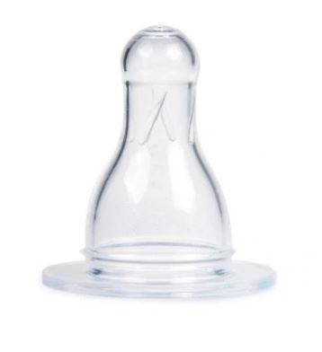 Canpol Babies Smoczek Silikon Okrągły Trójprzepływ 2szt.18/330