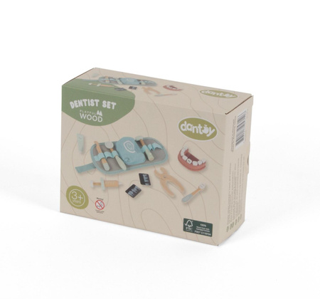 Dantoy Drewniany zestaw MAŁY DENTYSTA dla dzieci