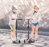 Scootandride Highwaykick 5 LED Hulajnoga Składana Ze Świecącymi Kółkami 5+ Steel