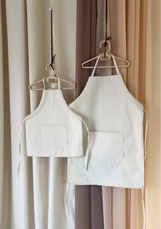 Baby Wood Zestaw fartuszków dla dziecka i rodzica