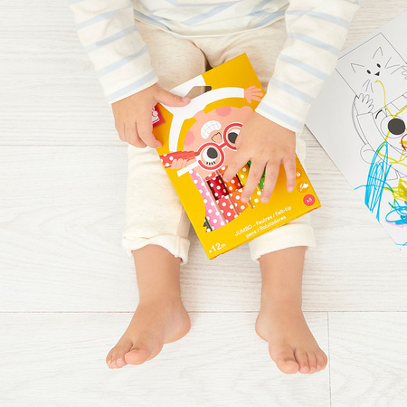 Janod Flamastry Jumbo 8 kolorów 12m+