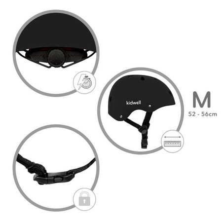 Kidwell Orix II Kask Ochronny Black Mat M