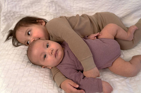 Lodger Body kopertowe niemowlęce długi rękaw bawełniane wrzosowe Ciumbelle Rose r. 68