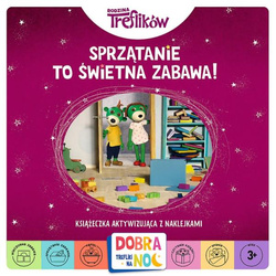 Trefl Sprzątanie to świetna zabawa! Książeczka aktywizująca z naklejkami