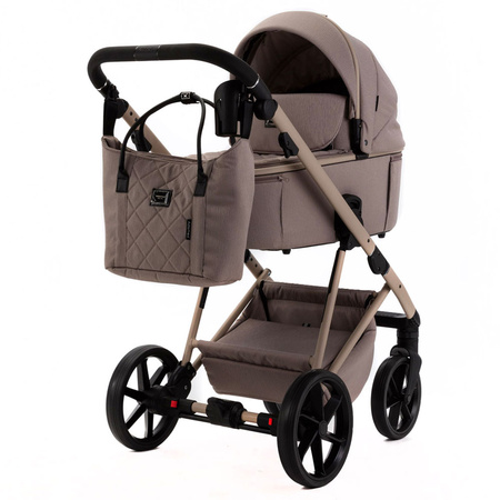 [OUTLET] Adamex Delta Natura 4 Wózek Głęboko-Spacerowy Cappuccino