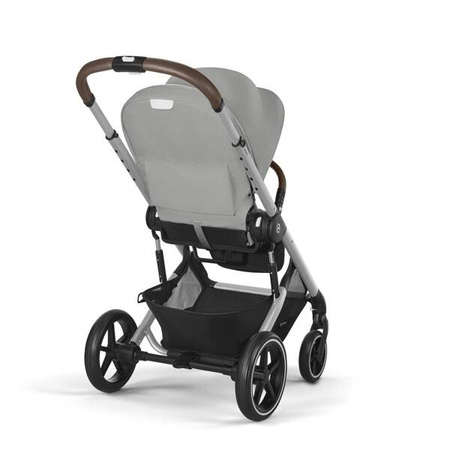 Cybex Balios S Lux 2.0 Wózek Głęboko-Spacerowy Stone Grey + Cloud G I-Size Fotelik Samochodowy 0-13kg + Baza G + Osłony Przeciwdeszczowe + Adaptery