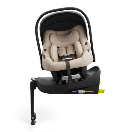 Kinderkraft Zestaw 3w1 Endura Safe Modular System Fotelik Samochodowy 0-36 kg Beżowy