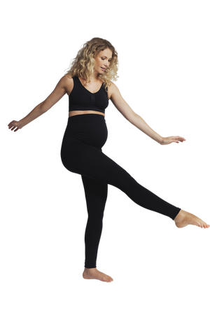 Carriwell 4900 Legginsy Comforty Dla Kobiet W Ciąży Czarne S