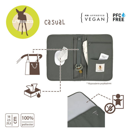 Lassig Casual Label Przewijak podróżny z etui na akcesoria olive