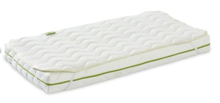 Fiki Miki Materac Lateksowy Antyalergic Covers ML1 120/60/9 cm Box + Prześcieradło Jersey 120x60 Białe GRATIS