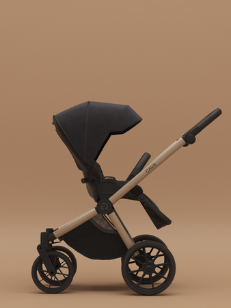 [OUTLET] Riko Cava Wózek Głęboko-Spacerowy 02 Coal