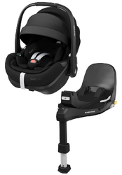 Maxi-Cosi Pebble 360 Pro2 Fotelik Samochodowy 0-13 kg Twillic Black + Maxi-Cosi Baza Familyfix 360 Pro	