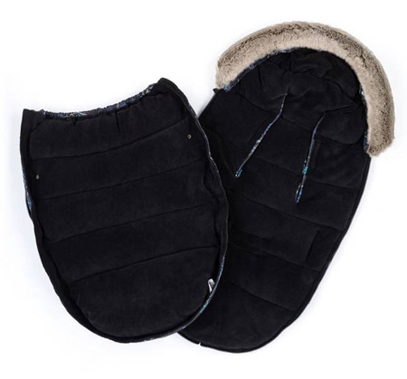 Petite&Mars Śpiworek Zimowy Comfy 4w1 Forever Black