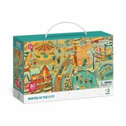 Dodo Toys Puzzle Obserwacyjne 80el Zima w Mieście