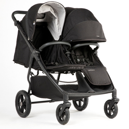 Mast M.Twin x Wózek Bliźniaczy Mast Swiss Design Koła Light Onyx