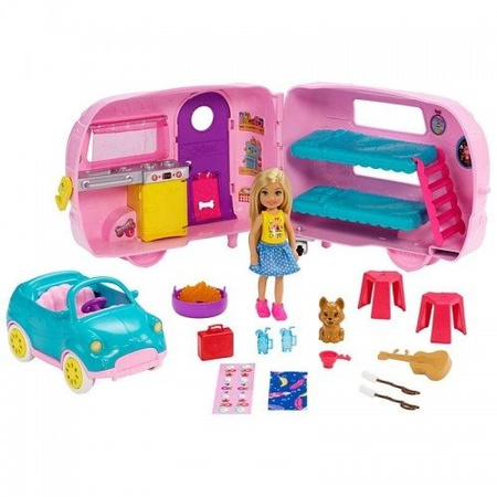 Barbie Chelsea z przyczepą kempingową FXG90 /2